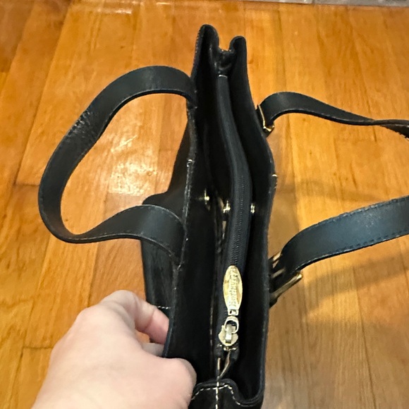 Burberry Black Leather Satchel - Picture 14 of 16